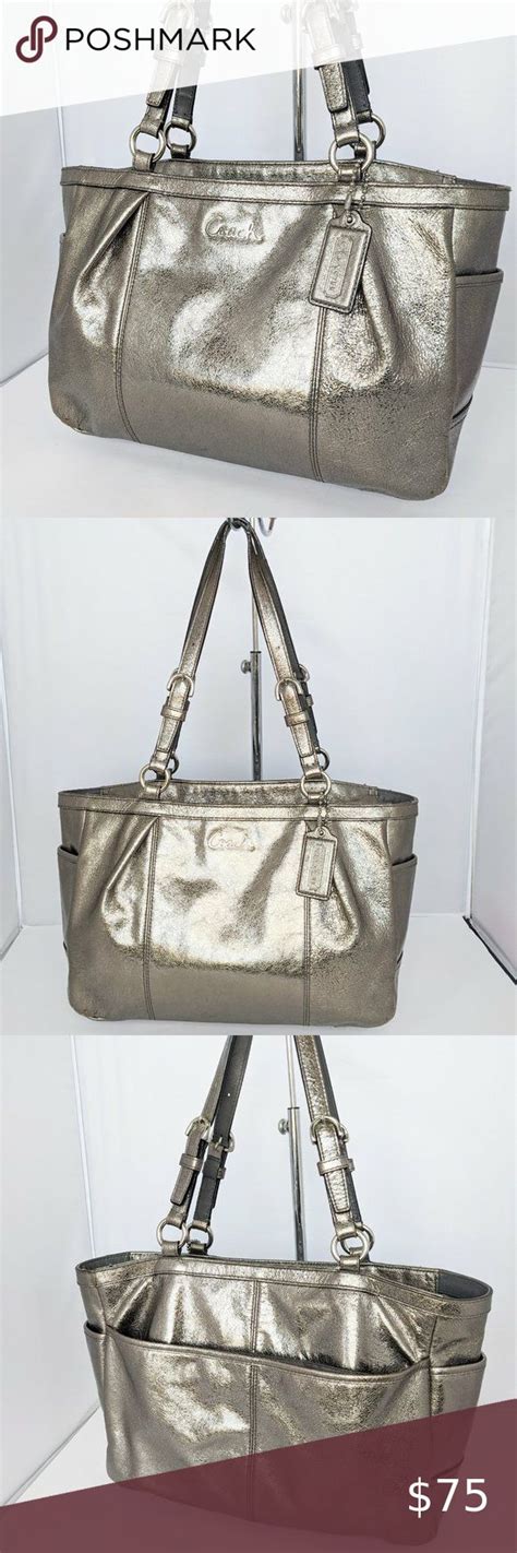 cheap silver coach purses